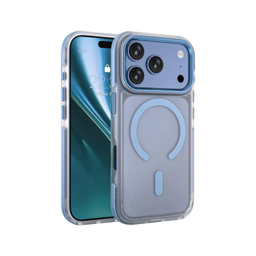 iPhone 17 Pro / 18 Pro nebesky modré puzdro Etteri Icy Mag - 1