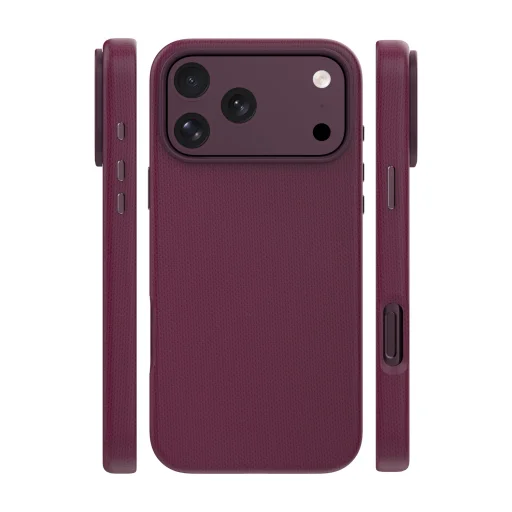 iPhone 17 Pro / 18 Pro tmavočerešňové puzdro Etteri Elegant Mag - 2