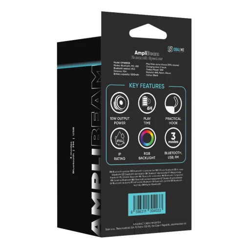 OBAL:ME AmpliBeam Bluetooth reproduktor čierny - 10