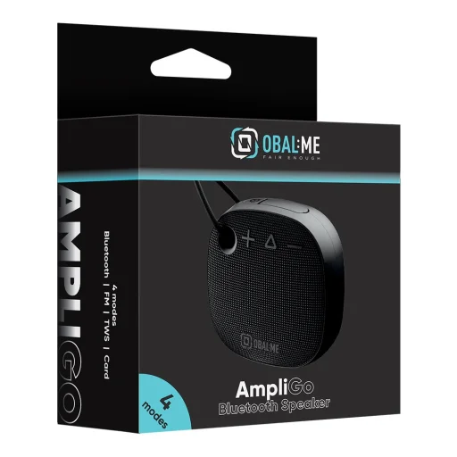 OBAL:ME AmpliGo Bluetooth reproduktor čierny - 10