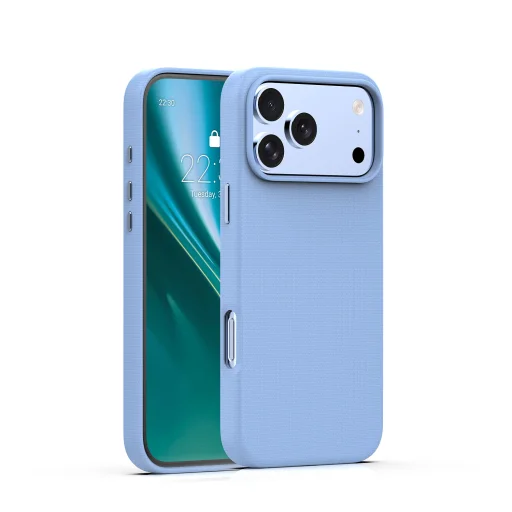 iPhone 17 Pro / 18 Pro nebesky modré magnetické puzdro Etteri Elegant Mag - 1