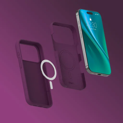 iPhone 17 Pro / 18 Pro 6,3 palca bordové puzdro Etteri Silicone Mag - 7