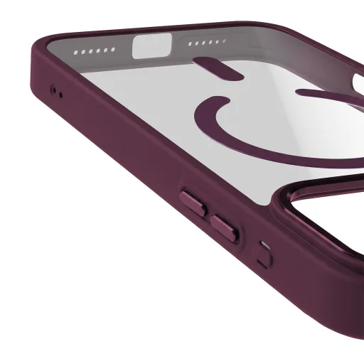 iPhone 17 Pro / 18 Pro tmavočerešňové puzdro TFO Color Clear Mag - 5