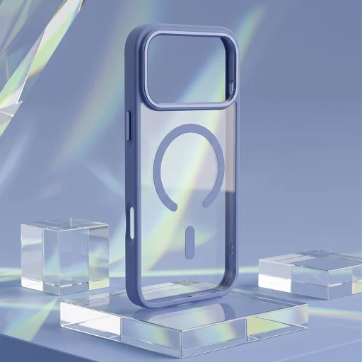 iPhone 17 Pro / 18 Pro nebesky modré puzdro TFO Color Clear Mag - 6