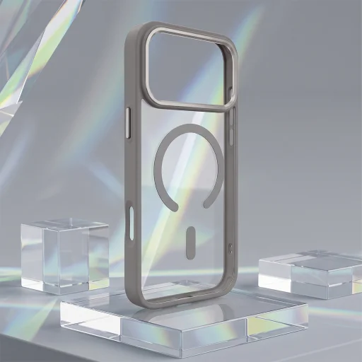 iPhone 17 Pro / 18 Pro strieborné puzdro TFO Color Clear Mag - 6
