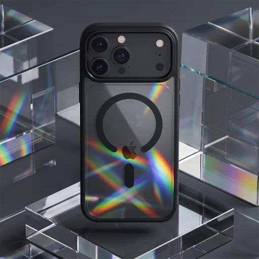 iPhone 17 Pro / 18 Pro 6,3 palca tmavosivé puzdro TFO Color Clear Mag - 7
