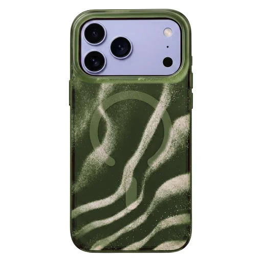 iPhone 17 Pro / 18 Pro, 6,3" tmavo olivovozelené puzdro Tecto Shield Desert Mag - 9