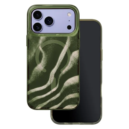 iPhone 17 Pro / 18 Pro, 6,3" tmavo olivovozelené puzdro Tecto Shield Desert Mag - 10
