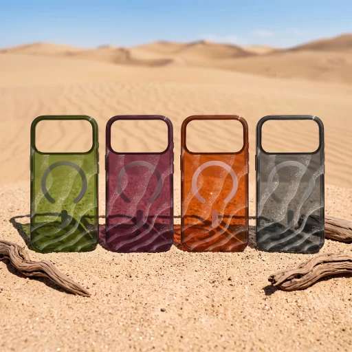 Apple iPhone 17 Pro Max / 18 Pro Max terakotové magnetické puzdro Tecto Shield Desert Mag - 15