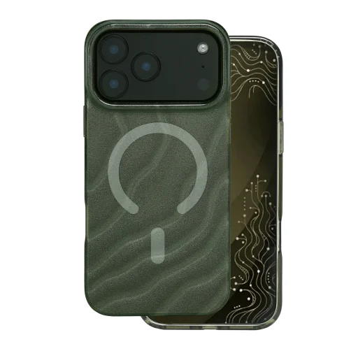 iPhone 17 Pro Max / 18 Pro Max 6,9" tmavo olivovozelené magnetické puzdro Tecto Shield Desert Mag - 2