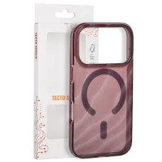  iPhone 17 Pro / 18 Pro 6,3 hüvelykes készülékhez, mahagóni Tecto Shield Desert Mag MagSafe tok