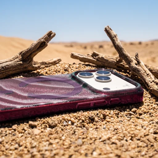  iPhone 17 Pro / 18 Pro 6,3 hüvelykes készülékhez, mahagóni Tecto Shield Desert Mag MagSafe tok - 13