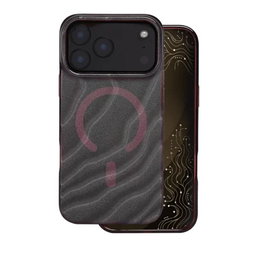 iPhone 17 Pro Max / 18 Pro Max 6,9 hüvelyk mahagóni Tecto Shield Desert Mag mágneses tok - 2