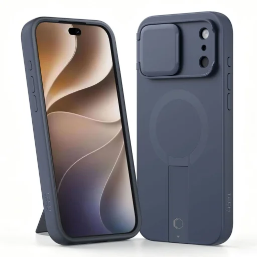 Tech-protect Kevlar Aura Magsafe iPhone 17 Pro / 18 Pro Navy Blue puzdro - 2