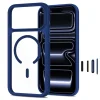 Tech-Protect MagOne MagSafe ovládanie kamery + ochranné tvrdené sklo balenie 2 ks iPhone 17 Pro / 18 Pro tmavomodrý/priehľadný kryt thumbnail