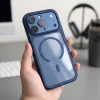 Tech-Protect MagOne MagSafe ovládanie kamery + ochranné tvrdené sklo balenie 2 ks iPhone 17 Pro / 18 Pro tmavomodrý/priehľadný kryt thumbnail