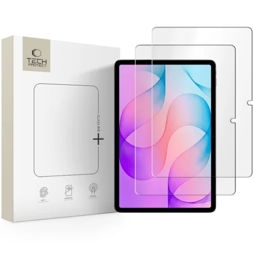 Samsung Galaxy Tab S12+ Plus 12.4 X840 / X846B Tech-Protect Glass Fit+ 2 darabos átlátszó edzett üvegfólia - 1