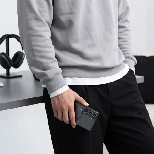 Tech-Protect MagFlex MagSafe puzdro pre Samsung Galaxy S26 FE, lesklá čierna - 8