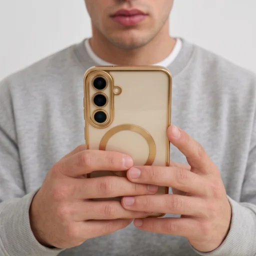 Tech-protect Magflex Magsafe Galaxy S26 Fe Shiny Gold puzdro - 7