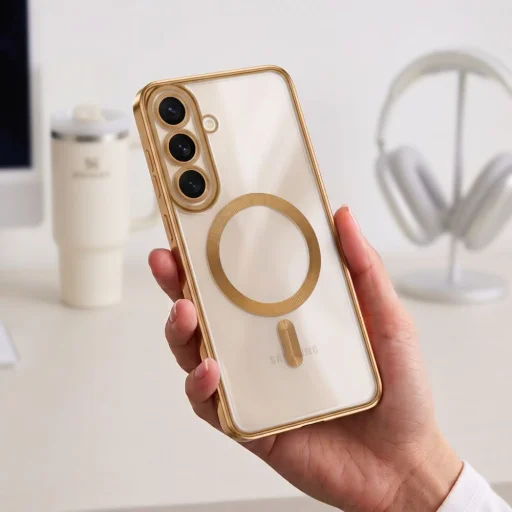 Tech-protect Magflex Magsafe Galaxy S26 Fe Shiny Gold puzdro - 9