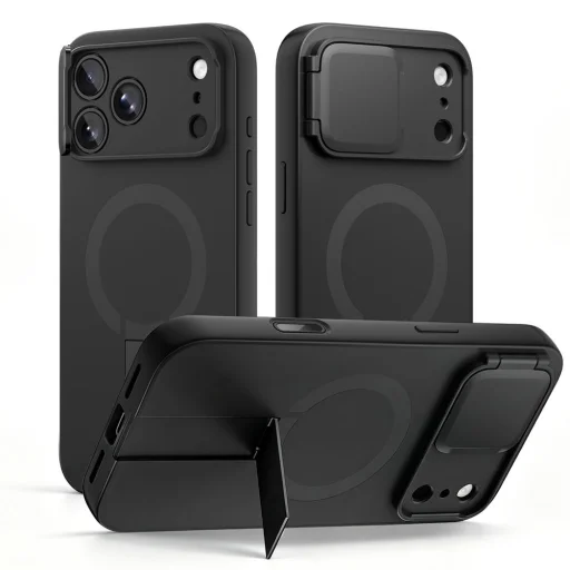 Apple iPhone 17 Pro Max / 18 Pro Max čierne puzdro Tech-Protect Kevlar Aura MagSafe - 1