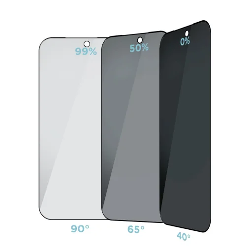 OBAL:ME Privacy 5D ochranné tvrdené sklo pre Apple iPhone 18 Pro Max, čierne - 3