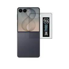 OBAL:ME 5D edzett üveg kijelzővédő Samsung Galaxy Z Flip 8 készülékhez, fekete