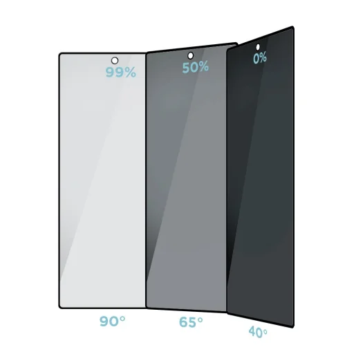 OBAL:ME 5D privátne tvrdené sklo pre Samsung Galaxy Z Fold 8 Ultra, čierne - 3