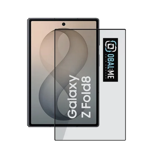 OBAL:ME 5D kijelzővédő üveg Samsung Galaxy Z Fold 8 készülékhez, fekete - 1