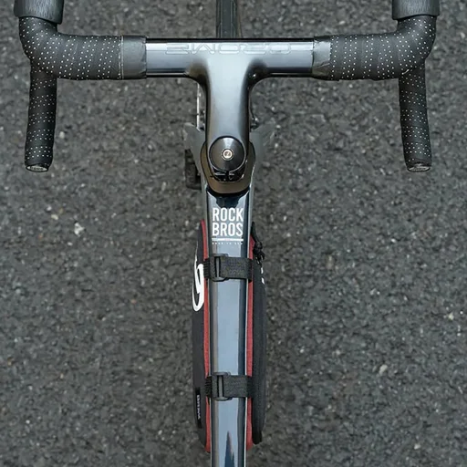 Rockbros G002 Flash Journey 1,4 l červená trojuholníková rámová taška na bicykel - 3