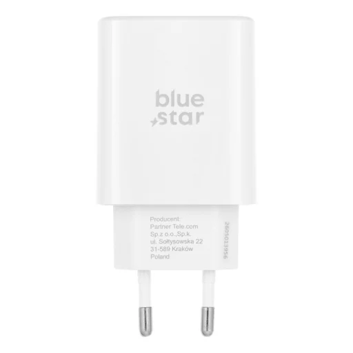 Blue Star sieťová nabíjačka USB-C QC 4.0 / PD 3 A 35 W, s káblom USB-C – USB-C, TFB-TC-25WPD, biela - 3