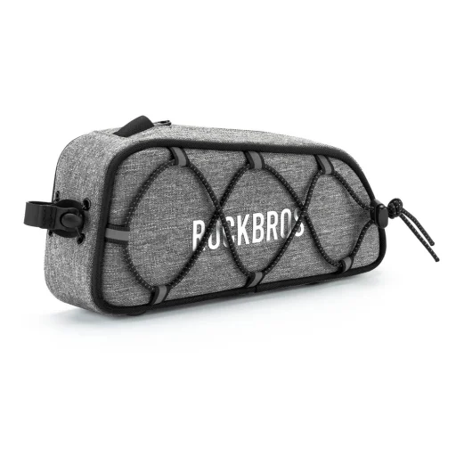 Rockbros TL004 ROAD TO SKY 0,7 l vízálló kerékpár váztáska – szürke - 2