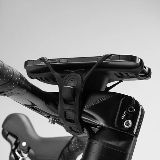 Rockbros LF24166 szilikon kerékpáros telefontartó 4–7", fekete - 7