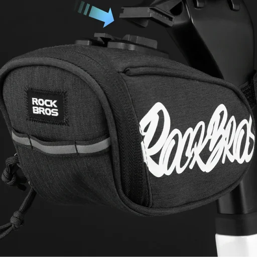 Rockbros G007 Flash Journey nyeregtáska 0,8 l fekete - 3