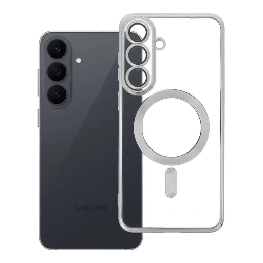 Samsung S26 FE Strieborný Electro Mag Cover kryt, kompatibilný s MagSafe - 10