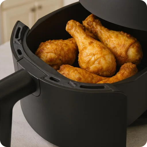 Huslog AirJoy HUS1059 teplovzdušná fritéza 2,3 l, 1000 W - 8