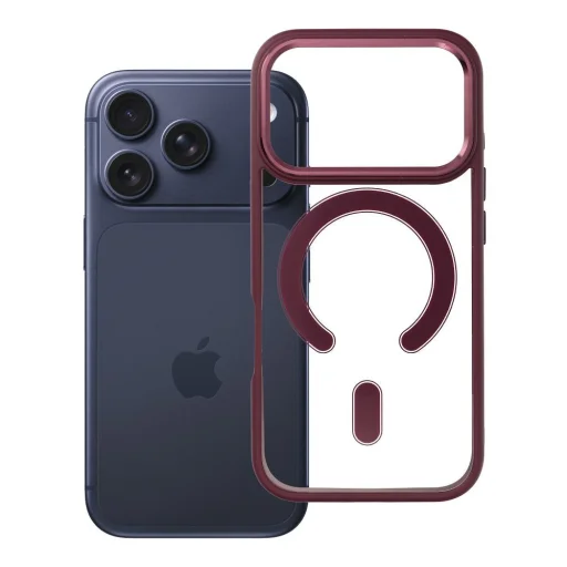iPhone 18 Pro / 17 Pro tmavočerešňové puzdro Color Edge Mag Cover kompatibilné s MagSafe - 7