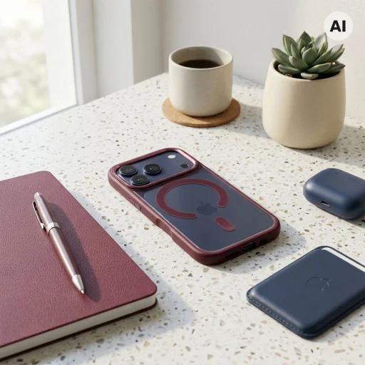 iPhone 18 Pro / 17 Pro tmavočerešňové puzdro Color Edge Mag Cover kompatibilné s MagSafe - 10