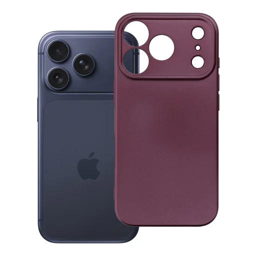 iPhone 18 Pro / 17 Pro Sötét cseresznye Metallic tok - 2