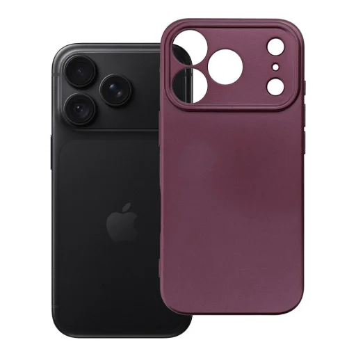  iPhone 18 Pro / 17 Pro Sötét cseresznye Metallic tok - 7
