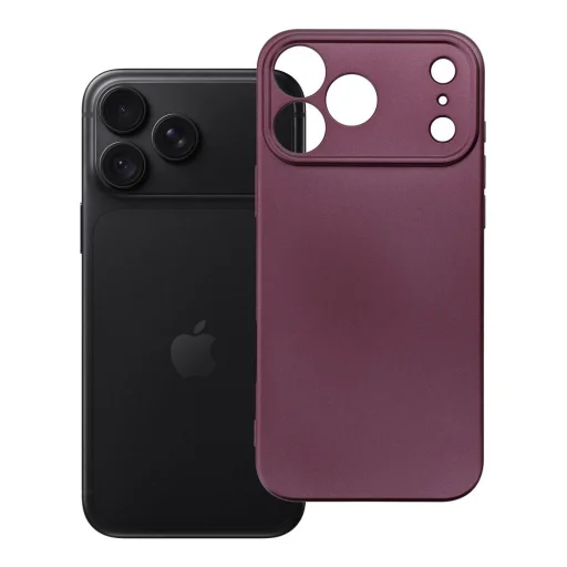  iPhone 18 Pro Max / 17 Pro Max sötét cseresznye Metallic tok - 8