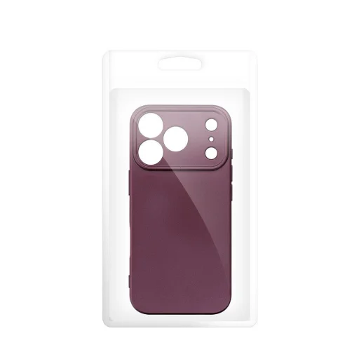 iPhone 18 Pro Max / 17 Pro Max tmavočerešňové metalické puzdro - 7