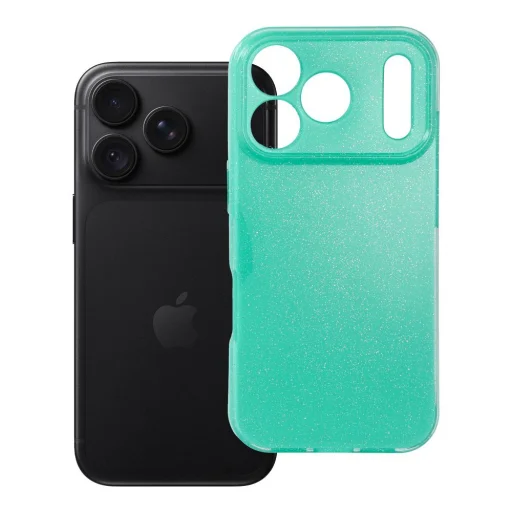  iPhone 18 Pro / 17 Pro átlátszó, 2 mm-es Blink menta tok - 8