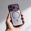  iPhone 18 Pro Max / 17 Pro Max sötét cseresznye Full Matte Mag Cover MagSafe-kompatibilis tok thumbnail