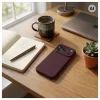  iPhone 18 Pro / 17 Pro sötét cseresznyepiros Forcell F-Protect Rubber Premium MagSafe-kompatibilis tok thumbnail