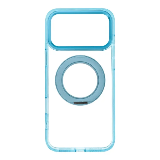Apple iPhone 18 Pro Max / 17 Pro Max svetlomodré puzdro Frame Circle Stand kompatibilné s MagSafe - 1