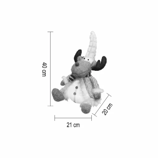HOME KDD42 LED sediaci sob, 40 cm, teplá biela LED, napájanie na batérie, interiérové vyhotovenie - 4
