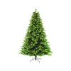 HOME KMF4LED150 umelý vianočný stromček s LED osvetlením, 150 cm, 200 ks teplých bielych LED diód, 8 programov, kovový stojan, interiérové vyhotovenie thumbnail