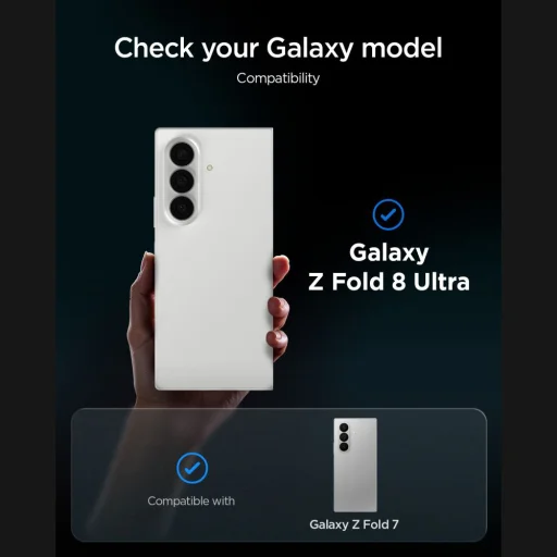 Samsung Galaxy Z Fold7 / Z Fold8 Ultra Spigen Glas.tR EZ-FIT Pro HD (AGL12249) privátne ochranné tvrdené sklo na displej - 7