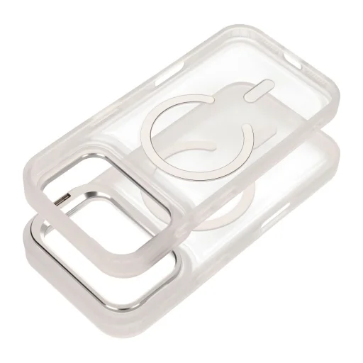 Puzdro Forcell F-Protect Shadow Stand Premium pre iPhone 18 Pro / 17 Pro, strieborné - 2